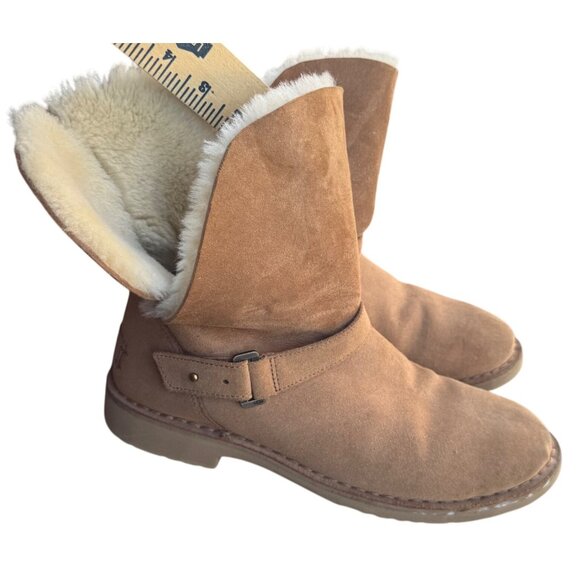 UGG Aubrielle Modern Moto Styling Boots Women’s Size 9.5 US - Picture 7 of 13